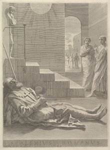 St. Alexis by Claude Mellan
