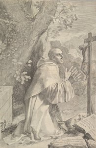 St. Bernard Kneeling Before a Crucifix