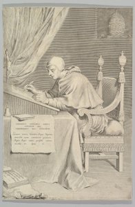 St. Gregory by Claude Mellan
