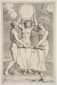 The Three Graces, 1659 by Claude Mellan