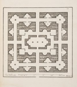 Design for Parterre, from Theatre des Plans et Jardinages, pub.1652