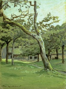 An Orchard by Claude Monet