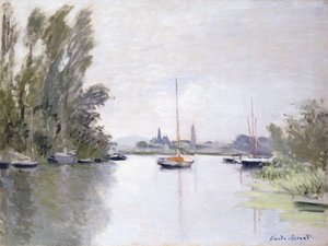 Argenteuil, view of the Small Arm of the Seine, 1872 by Claude Monet