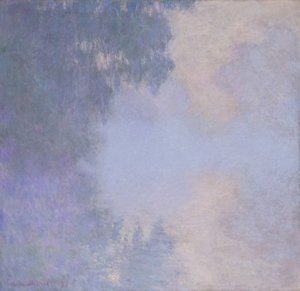 Branch of the Seine near Giverny Mist by Claude Monet