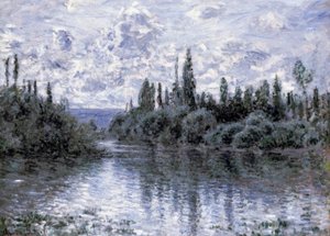 Arm of the Seine near Vétheuil by Claude Monet