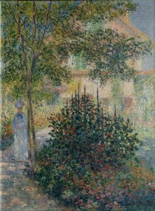 Camille Monet in the Garden at Argenteuil