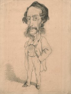 Caricature of Mario Uchard by Claude Monet