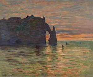 Sunset at Etretat