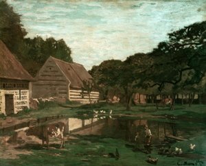 Farmyard in Normandy by Claude Monet