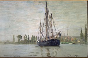 French Chase-Maree at Anchor by Claude Monet