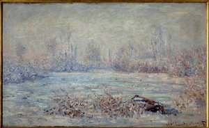 Frost Near Vetheuil in 1880 by Claude Monet