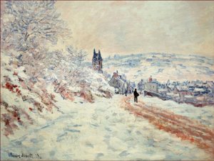 The Road to Vetheuil, Snow Effect