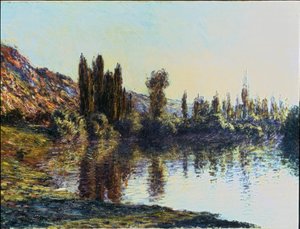 The Seine at Vétheuil by Claude Monet