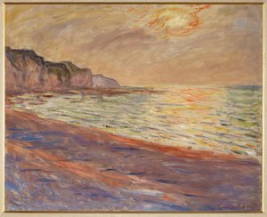The Beach of Pourville, Sunset