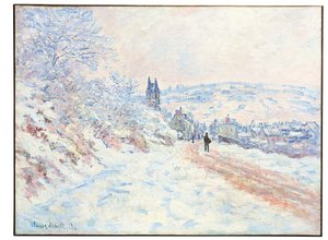 The Road to Vétheuil, Snow Effect, 1879