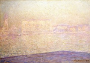 The Ducal Palace Seen from San Giorgio Maggiore by Claude Monet