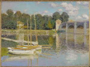 The Bridge at Argenteuil, France by Claude Monet