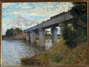 The Railway Bridge at Argenteuil by Claude Monet