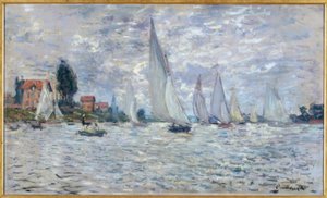 The Boats. Regattas at Argenteuil by Claude Monet