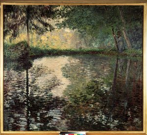 Pond at Montgeron by Claude Monet