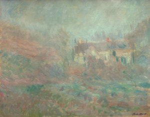 Houses in Falaise, Fog