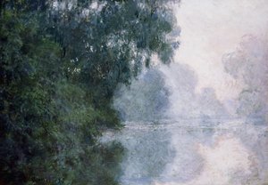 Morning on the Seine, Effect of Mist by Claude Monet
