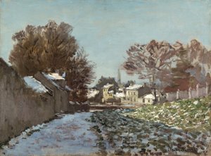 Snow in Argenteuil by Claude Monet