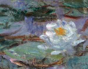 Blue Water Lilies (detail) by Claude Monet