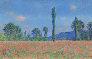 Poppy Field (Giverny) by Claude Monet