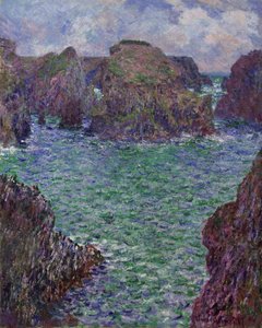 Port-Goulphar, Belle-Île, 1887 by Claude Monet