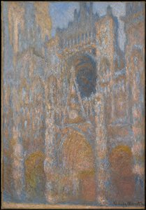 Rouen Cathedral, the Façade in Sunlight by Claude Monet
