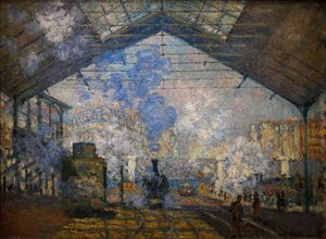 Saint-Lazare station by Claude Monet