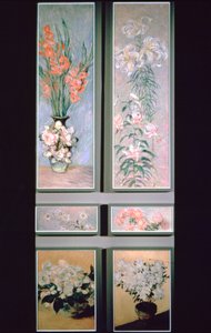 Set of door panels by Claude Monet