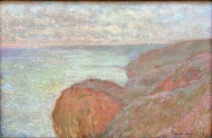 On the Cliff Near Dieppe, Cloudy Sky