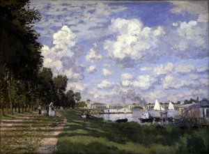 The Argenteuil basin by Claude Monet