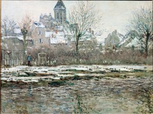 The Church at Vetheuil under Snow by Claude Monet