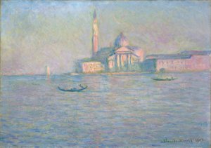 The Church of San Giorgio Maggiore, Venice, 1908 by Claude Monet