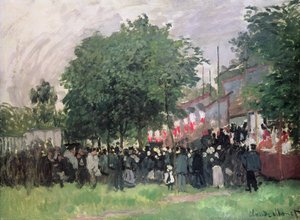 The Fourteenth of July by Claude Monet