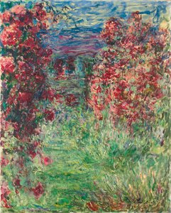 The House at Giverny under the Roses by Claude Monet