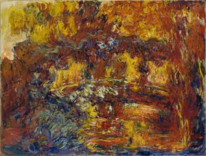 The Japanese Footbridge by Claude Monet
