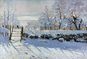 The Magpie by Claude Monet