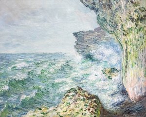 The Sea at Fécamp by Claude Monet