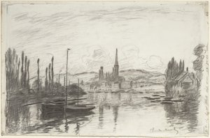 View of Rouen by Claude Monet