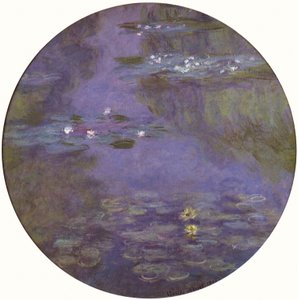 Water Lily Roundel by Claude Monet