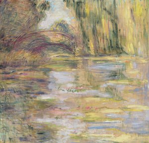 Waterlily Pond: The Bridge by Claude Monet