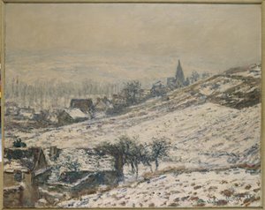 Winter in Giverny by Claude Monet