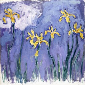 Yellow Iris with Pink Cloud, c.1918