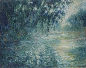 Morning on the Seine River by Claude Monet
