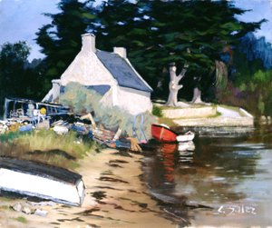 The House of Adele, Morbihan by Claude Salez