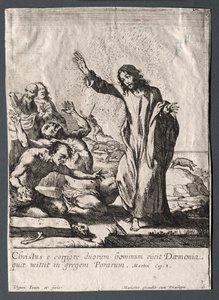 The Miracles of Jesus Christ: Christ Delivering the Possessed by Claude Vignon